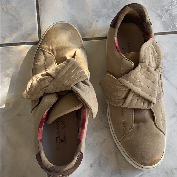 Not for sale currently! Burberry slip ons!!! - Picture 2 of 3